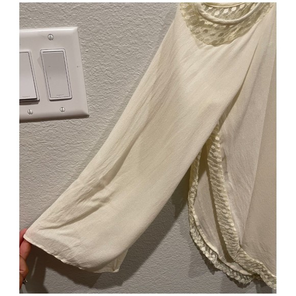 AAKAA Cream Off Shoulder Long Sleeve - Picture 6 of 8